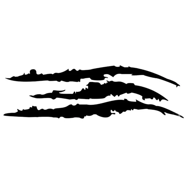 Cool Auto Sticker Scratch Scar Die Cut Decal Bumper Sticker For Windows
