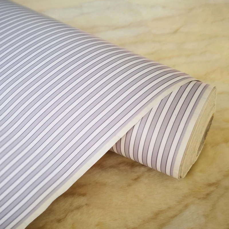 

G07-X338 children baby gift Toy 1:12 Dollhouse mini Furniture Miniature rement-blue stripe wallpaper 45*10cm 10pcs/set