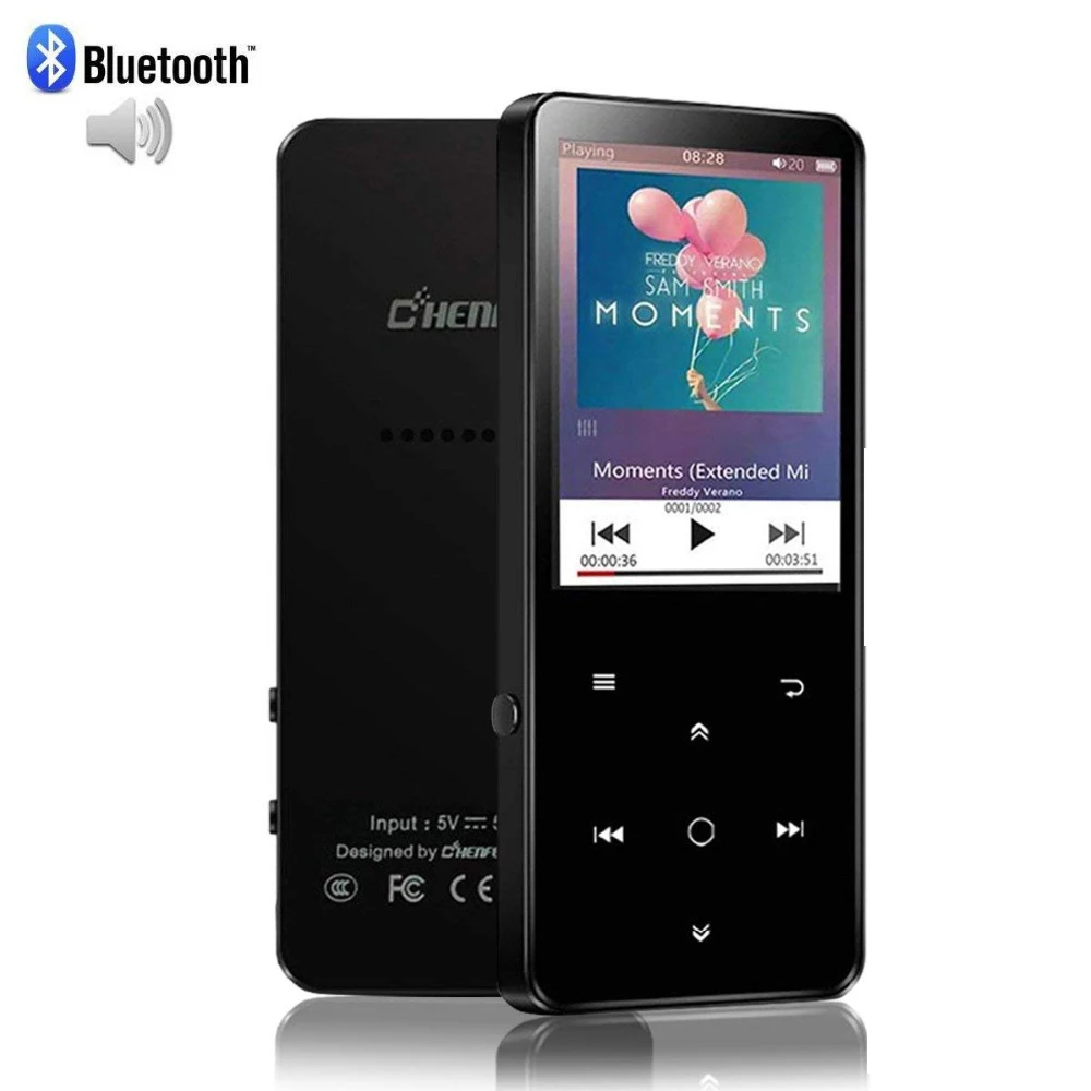 2 4 дюйма 16 Гб Lossle музыкальный mp4 плеер Поддержка Bluetooth 0 SD карта до 128 ГБ fm радио