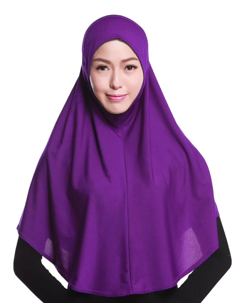 

Instant Hijab Muslim Women Overhead Scarf One Piece Amira Headscarf Turban Shawls Wrap Islamic Prayer Hijabs Hat Turbante Mujer