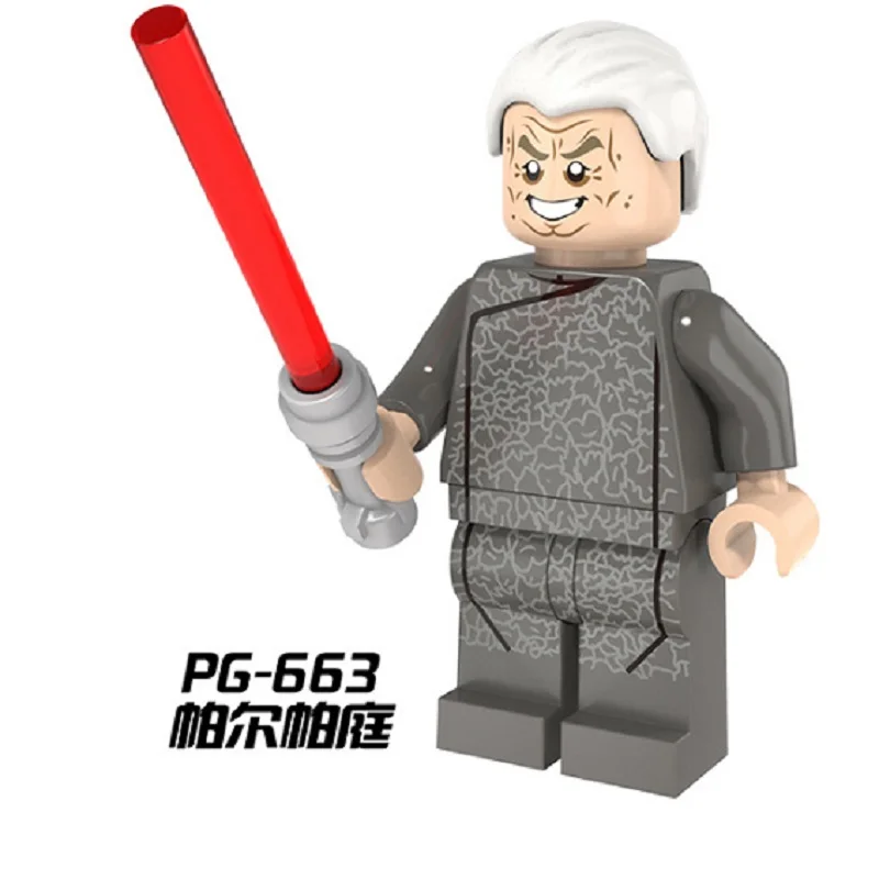 

Single Sale Super Heroes Wars Palpatine Orson Darth Malgus Dolls Bricks Building Blocks Collection Toys for children PG663