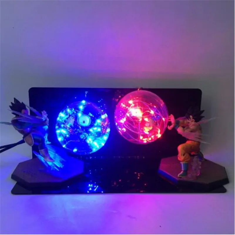 Dragon Ball рисунок AC 110 В в 220 светодио дный светодиодные настольные лампы дополнительно освещение цвет сменные лампочки мультфильм модель ночник