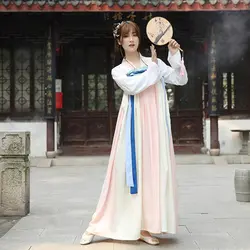 Костюм для классических танцев для женщин Hanfu Китайский фестивальный наряд Восточное сказочное платье Женская одежда с вышивкой DF1059
