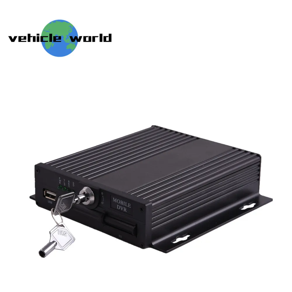 

4 Channels 1.0MP AHD 720P Truck Taxi Trailer School Bus SD Card Mobile DVR
