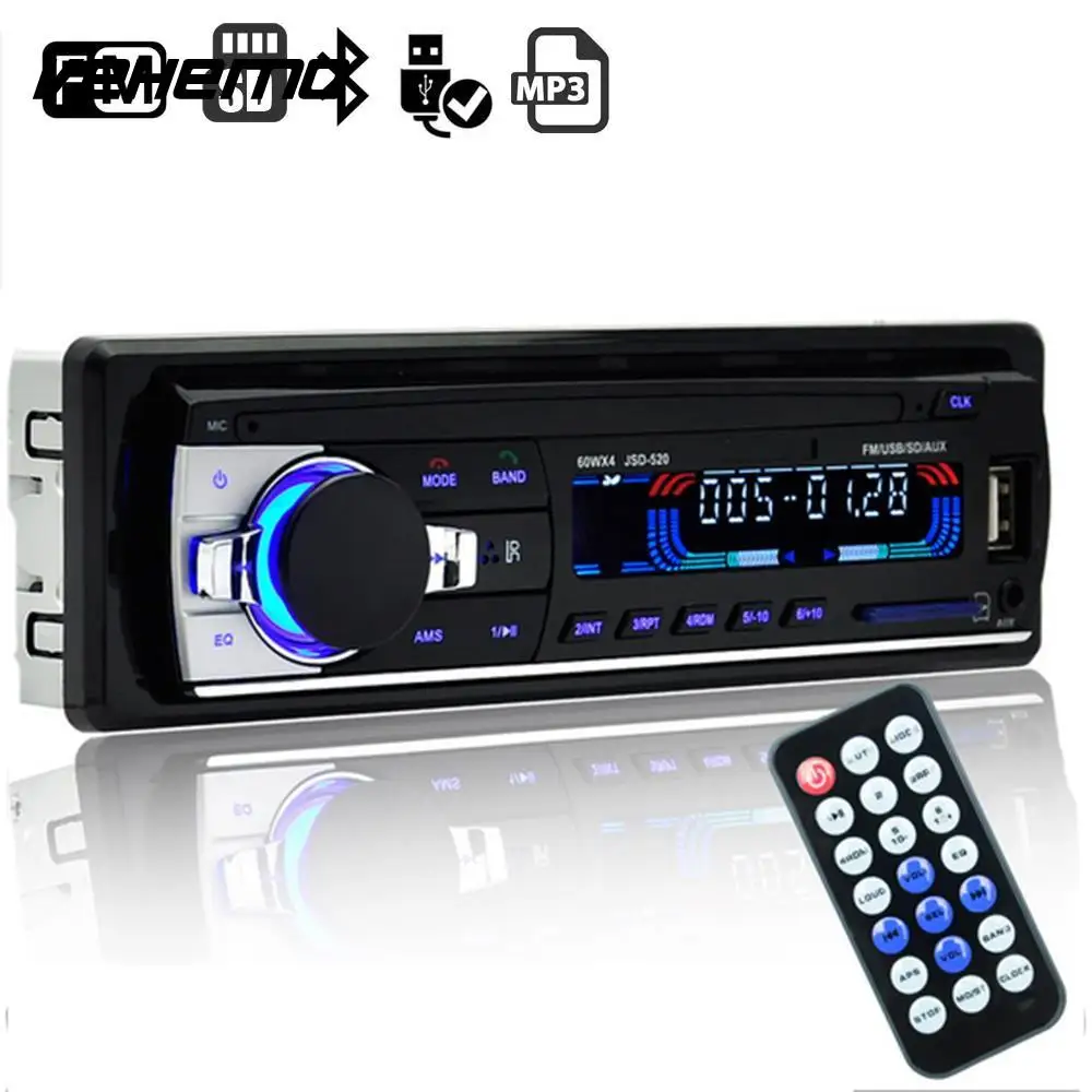 

Vehemo In Dash Car Radio Stereo Player Bluetooth Phone AUX-IN MP3 AD/FM/USB/Remote Control 12V Car Audio Accessories