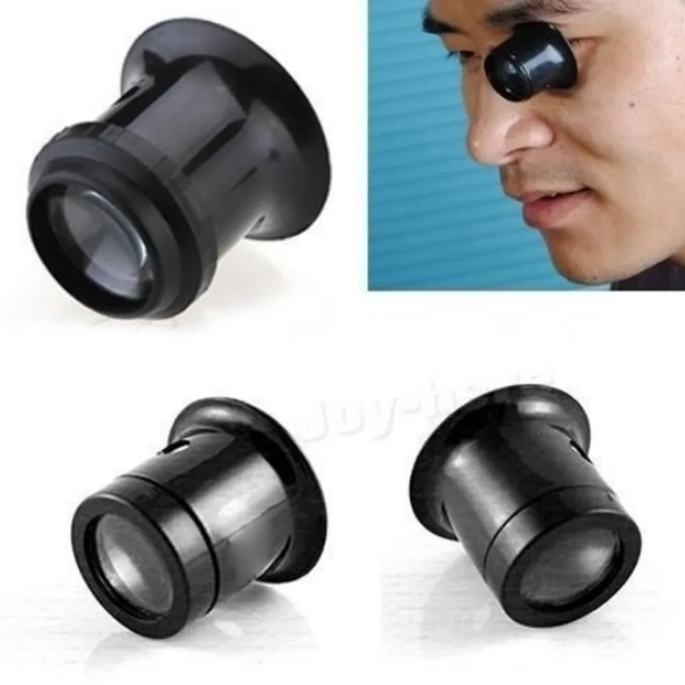 

Practical Watch Jewellery Magnifier Loupe Eye Len Eyepiece Watch Repair Kit Tool Portable 10 Times Magnifying Glass Eye Mask