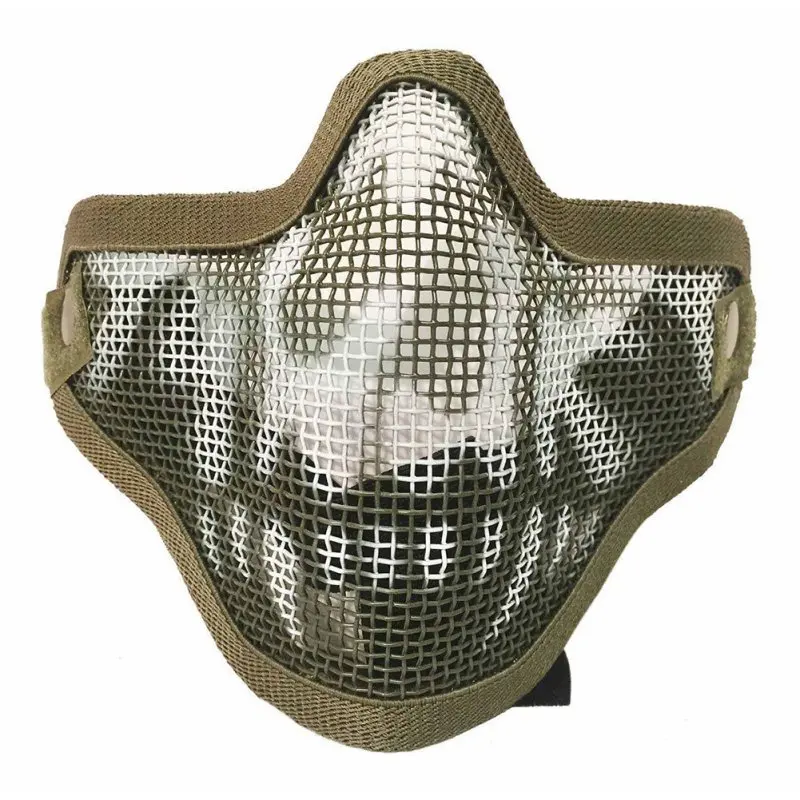 

Tactical Ghost Mesh Airsoft Mask Paintball Half Face Protection Strike Style