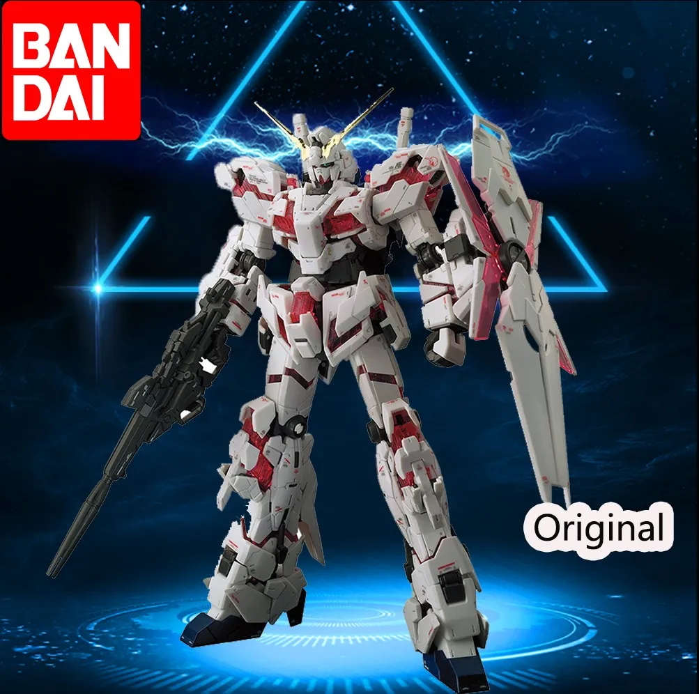 Изображение экрана MG UNICORN GUNDAM 1/100 BANDAI экшн карта из печати редкая точка дети