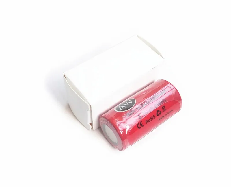 Высококачественные 16340 IMR li ion 600mah 3 7 V 2.2WH перезаряжаемые батареи (бесплатное