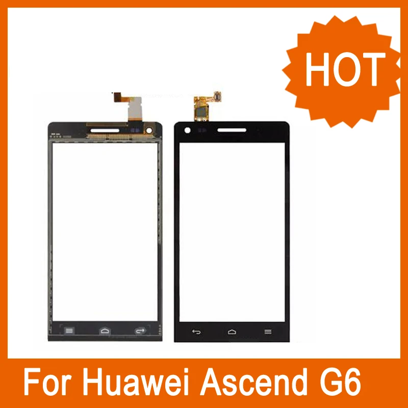 Для Huawei Ascend G6 U10 сенсорный экран дигитайзер стеклянная панель сенсор запасные