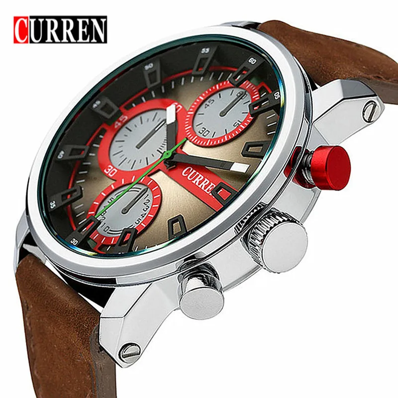 2016 Curren Luxury brand casual men watches analog military sports watch quartz male wristwatches relogio masculino montre homme curren male watch date clock men full steel military wristwatches men watches 2016 relogio masculino montre homme quartz watch