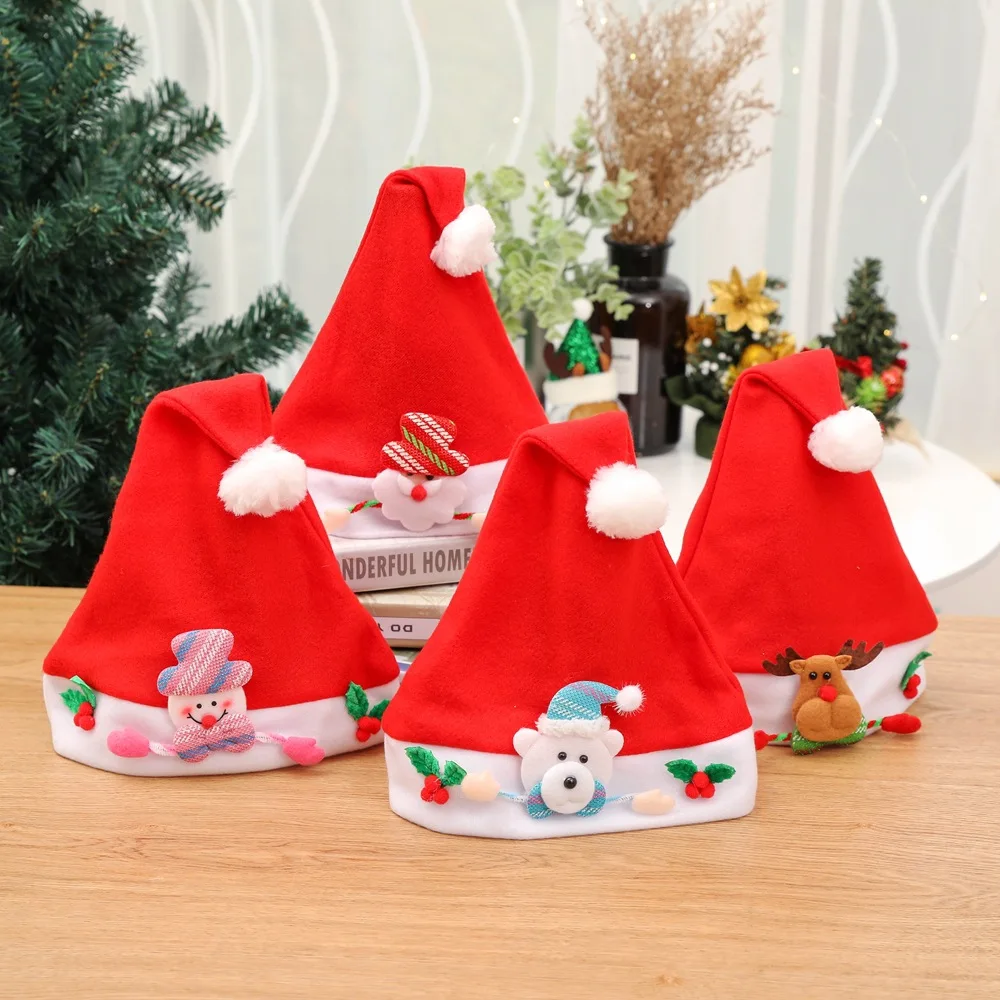 

1pcs Christmas Hat Cartoon Hat Birthday Wedding Pink Rose Gold Balloon Toy Inflatable Children Party Toy Hat