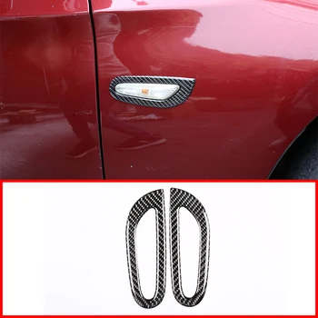 

2pcs Real Carbon Fiber Style Car Turn Signal Decorative Frame Stickers Trim For BMW 3 Series E90 E92 2005-2012 Car Accessories