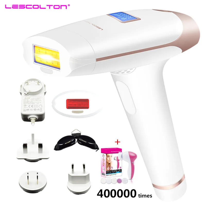 Больше ламп выберите IPL лазерная эпиляция удаление волос ЖК-дисплей машина лазер постоянный бикини триммер электрический depiladora лазер - Цвет: Two lamps white 1