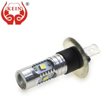KEIN 2PCS High Power H1 led bulb H1 Fog light 3030 6smd 12V car styling Auto fog DRL Daytime Running External lamp vehicle white