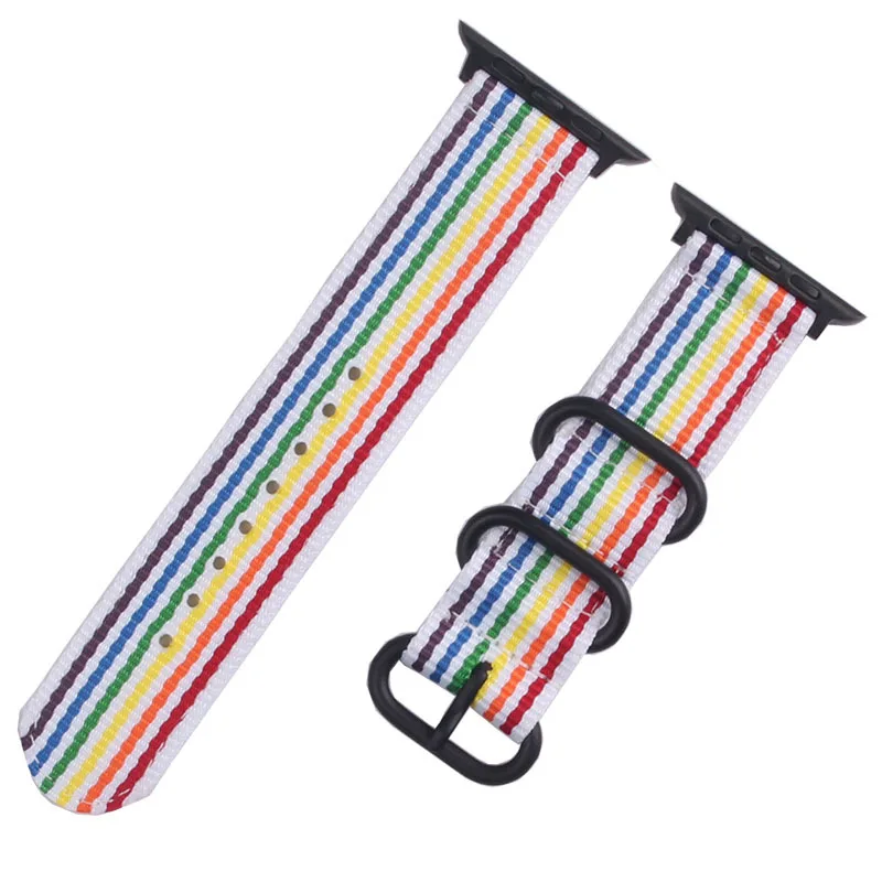 TheNewWoven Nylon Band Bracelet For Apple Watch 3 42mm 38mm Fabric-like Strap iwatch 3 / 2/1 Nylon Strap Bangle apple watch 4