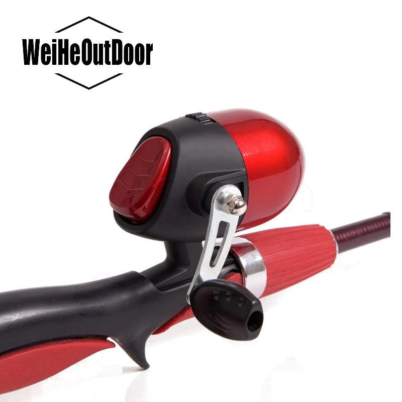 

1.4M Mini Portable Rod Combo Telescopic Ice Rock Fishing Rod + Closed Spherical Fishing Reel