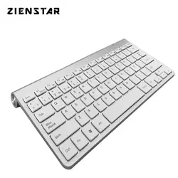 Zienstar испанский язык Ultra slim 2,4 г беспроводной Teclado для Macbook/PC компьютер/ноутбук/умные телевизоры с USB приемник