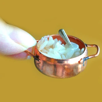 

G05-X4522 children baby gift Toy 1:12 Dollhouse mini Furniture Miniature rement-Pot of rice set