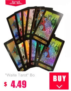 Настольная игра "Вайт-Таро" 78 шт./компл. Shine Tarot Cards игра китайский/английский издание настольная игра, карты Таро для семьи/друзей