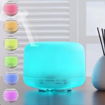 

V-M500 Ultrasonic 500ML Air Humidifier Essential Oil Aroma Diffuser Colorful Night Light Mist Maker Diffuser for Office Spa
