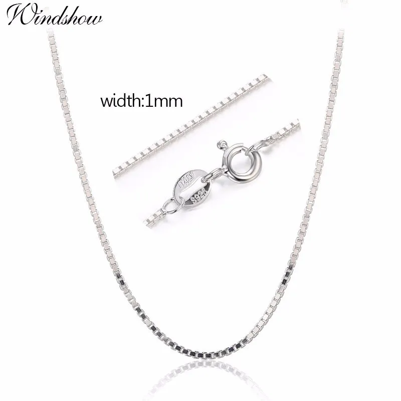 Argent Sterling 925 Perle Cercle Pendentif Lady Boîte Chaîne Collier 17/" Nickel Free