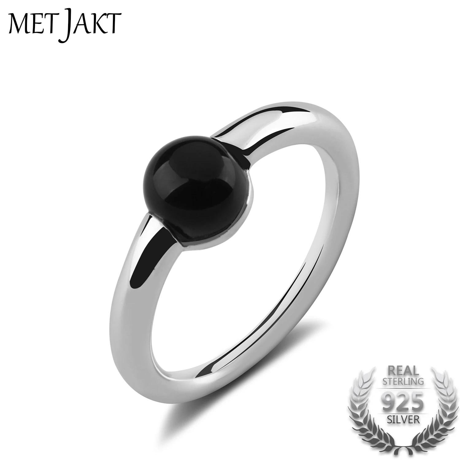 Cena MetJakt naturalny klejnot agat pierścionek z litego 925 Sterling Silver dla kobiet moda biżuteria w stylu Vintage obrączki ślubne