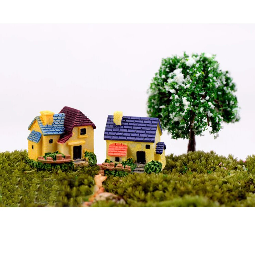 Fairy Garden Accessories Kit - Miniature House and Figurine Set for Girls, Boys, Adults 