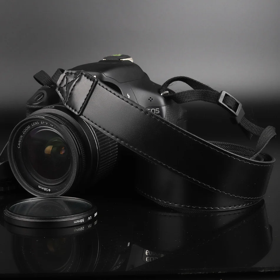 Из искусственной кожи DSLR Камера плечевой ремень шеи ремень для sony a9 A7 II III A7R A7S A77 A99 RX10 A6500 A6300 HX400V HX400 HX300 H400