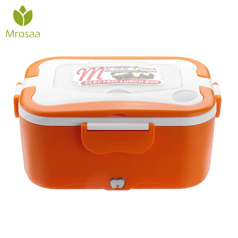 

Hot!12V/24V Electric Food Warmer Heating Lunch Box Double-Layer Heating Car Oven Convenient Rice Cooker Dinnerware Sets