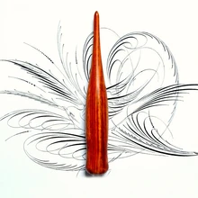 Высококачественная английская каллиграфия Copperplate морковь держатель для перьевой ручки ручной работы Европейский Винтажный из цельного дерева перьевая ручка