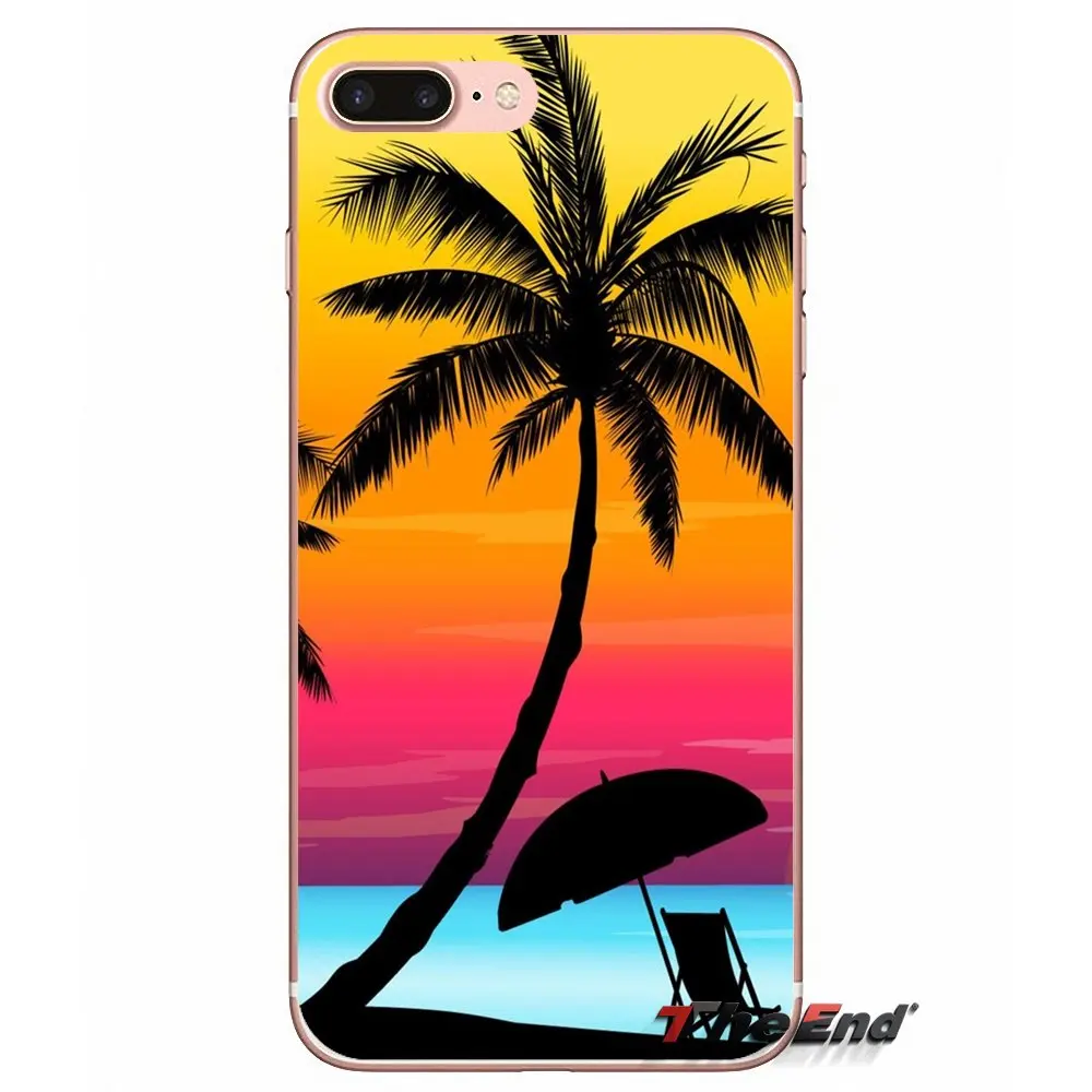 Чехол с кокосовыми пальмами для Huawei Honor 5A LYO L21 Y6 II Compact Y5 2 Y5II Mate 10 Lite Nova 2i