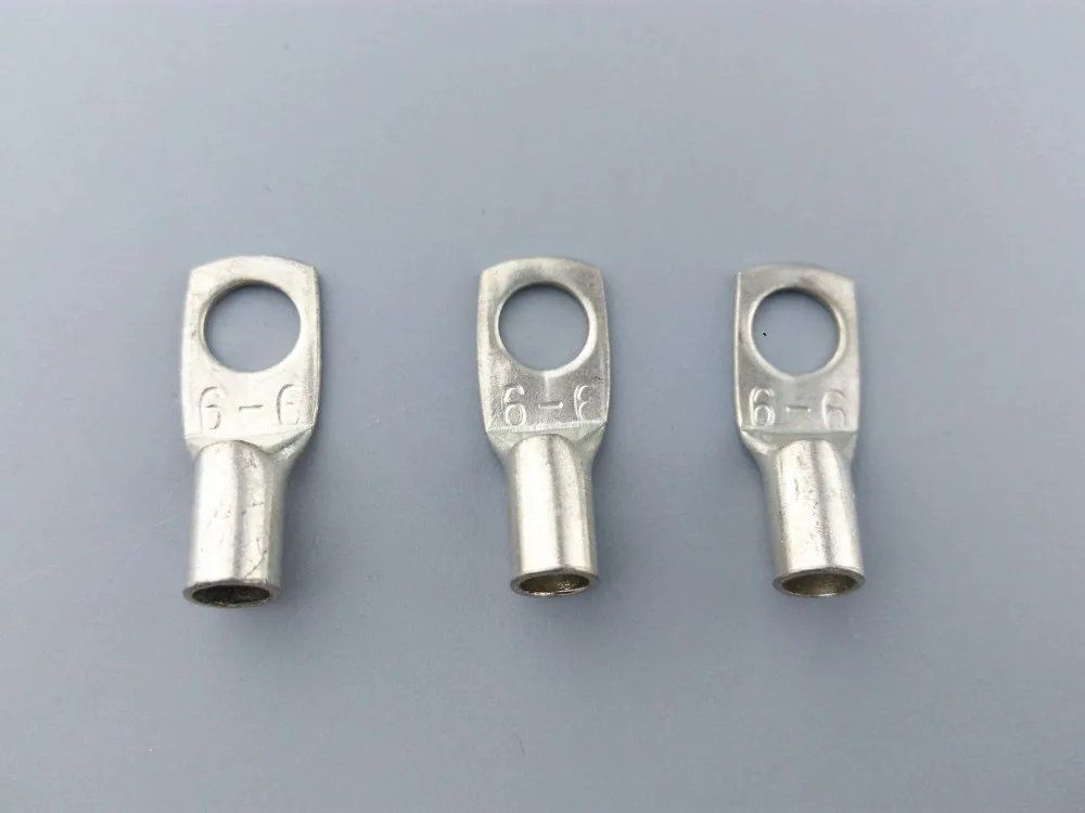 

SC 6-6 Bolt Hole Tinned Copper Cable lugs Battery Terminals 6mm wire