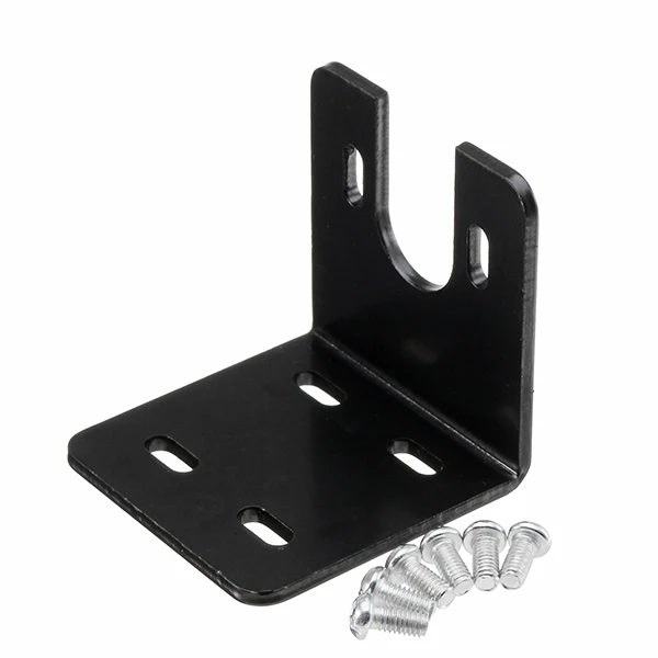 

1pcs 775 Motor bracket Fixed Mounting Base Clamp Seat Support Bracket Black Metal Motor bracket With 6 Screws