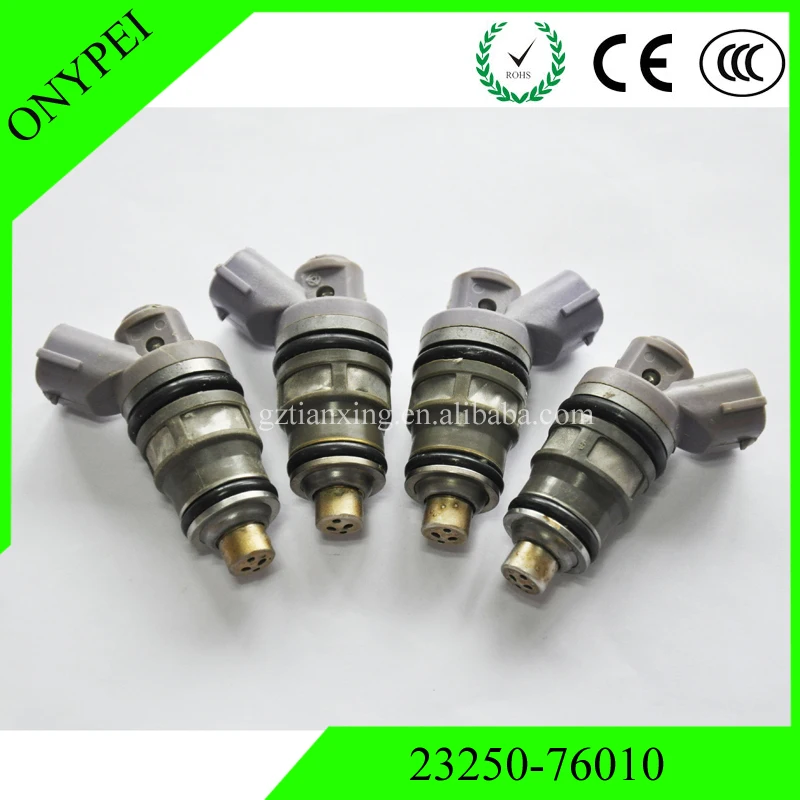 4) 23250-76010 23209-79045 23209-76010 Топливная форсунка для 1991-1997 Toyota Previa Estima 2.4L 2TZFE 2325076010