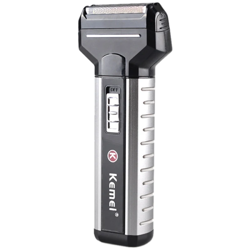 

Kemei 3 In 1 Men's Shaver Multi-functional Rechargeable Stainless Steel Razor Nose trimmer Hair Trimmer Set KM-1120