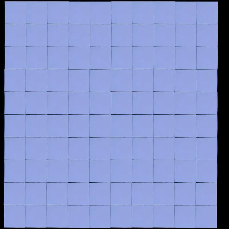 

100Pcs 10x10x1mm Silicon Thermal Pad Heatsink Conductive Insulation Paste XR649