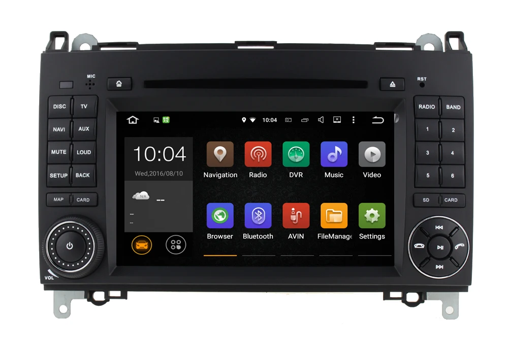 Excellent Auto Radio Sat Navi Car Android 7.1.1 DVD GPS Player For Mercedes Benz B/A-Class Sprinter W639 W169 W245 B200 B180 Vito Viano HD 3