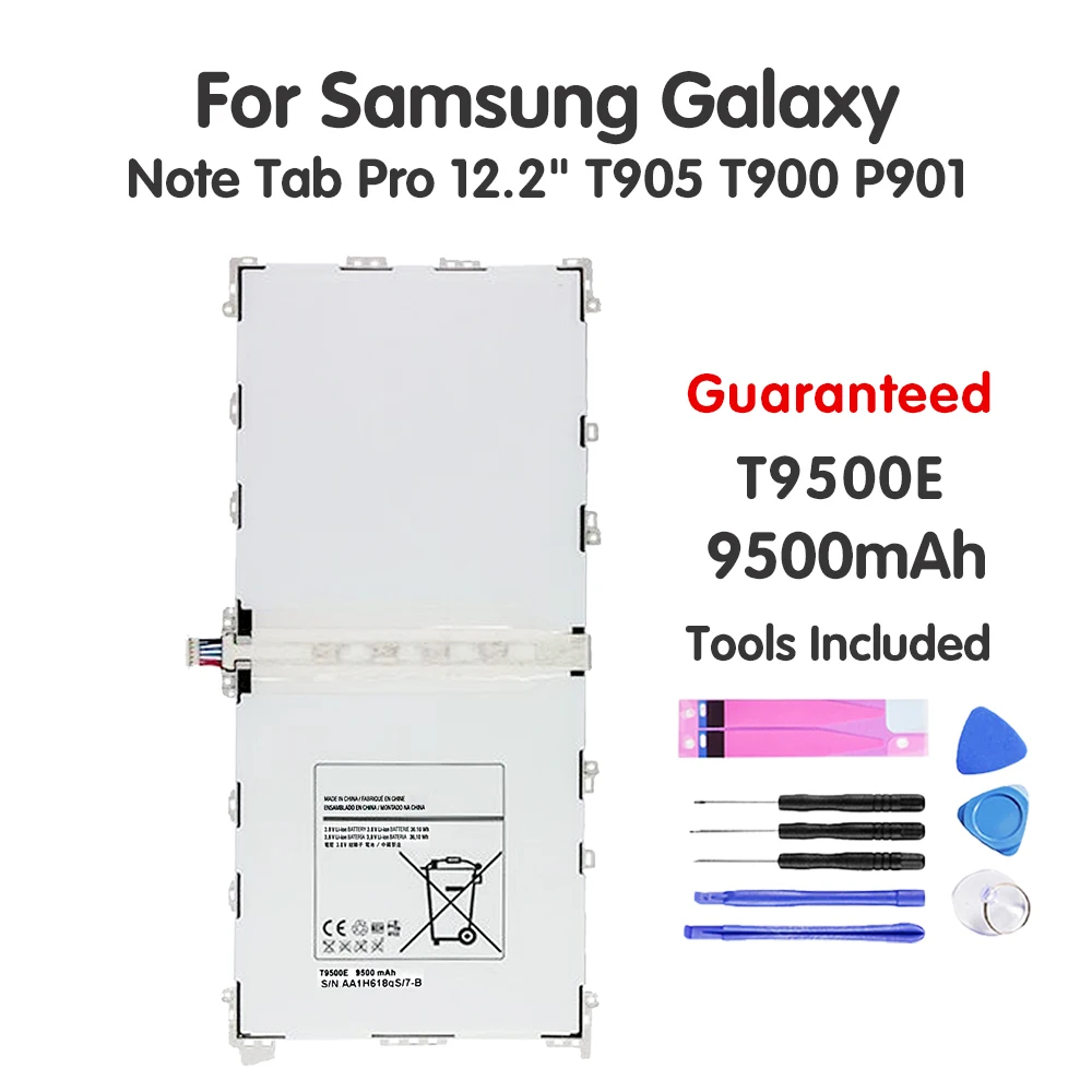

New Li-ion Tablet Battery T9500E T9500C For Samsung Galaxy Note 12.2 P900 P901 P905 SM-T900 SM-P900 9500mAh Akku + fast shipping