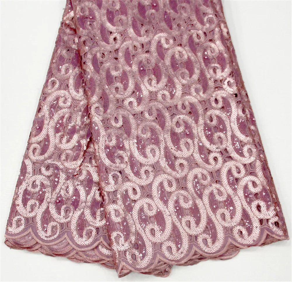 

Top gloss hand-cut lace African organza lace fabric with high quality dress material with many sequins