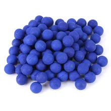 100PCS Soft Round Ball For Bullets Refill Compatible Bullets 2.2CM Color Mixed Elastic Ball Toys For Adult Children Party Game