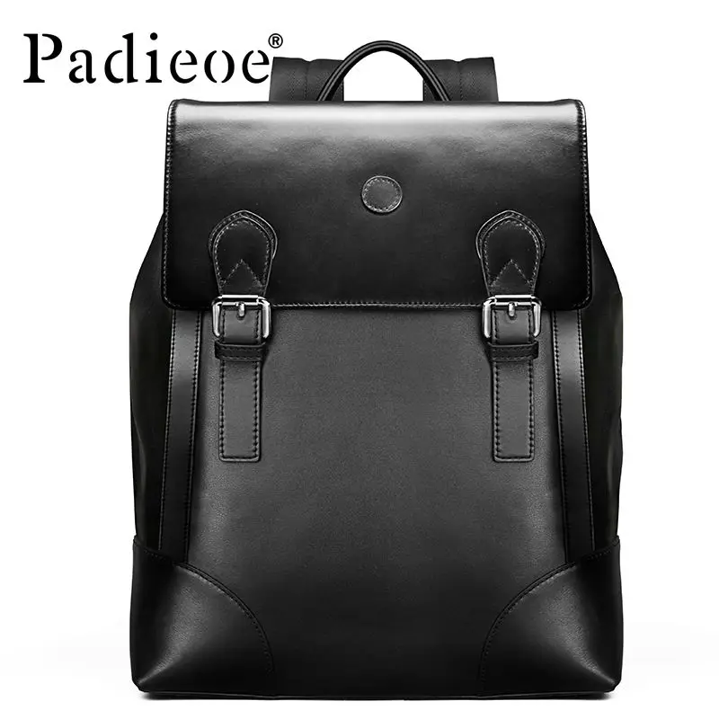 

New arrival of the new 2017 backpack Korean style men "s bag high-end leather backpack fashion men's package freeshipping