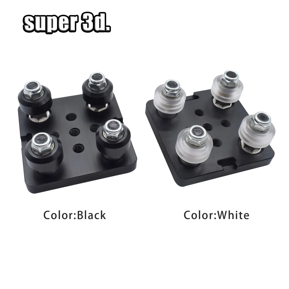 1 مجموعة 3D طابعة جزء Openbuilds V العملاقة بلات مجموعة خاصة الشريحة لوحة ل 2040 مواد ألومنيوم V-فتحة البسيطة خمسة الروليت