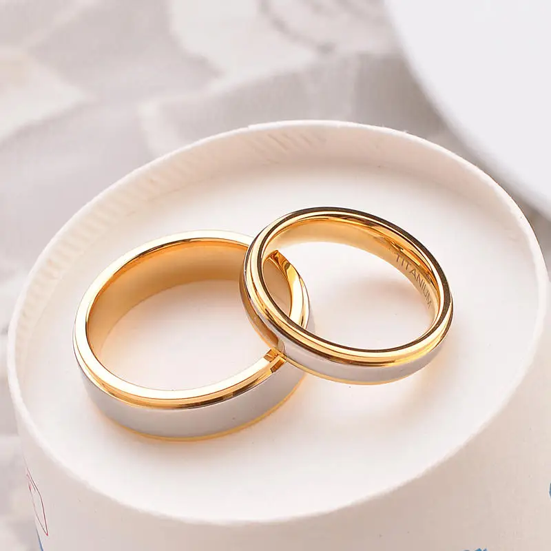 Набор обручальных колец из чистого титана 4 мм 6 мм|ring set|wedding ring setwedding rings |