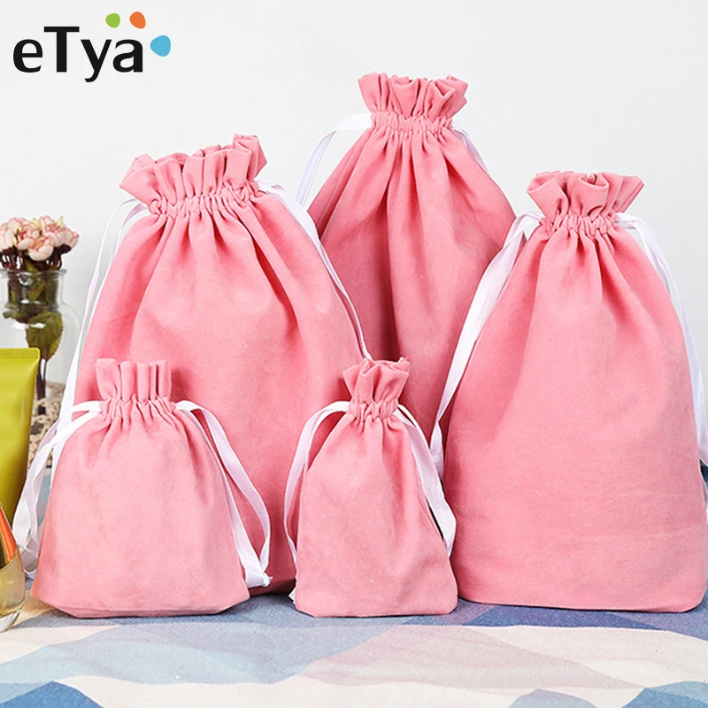ETya дорожная упаковка органайзер для мужчин и женщин Дорожная сумка большая вместительность, стиль унисекс багажная одежда Обувь для хранения сумки на шнурке