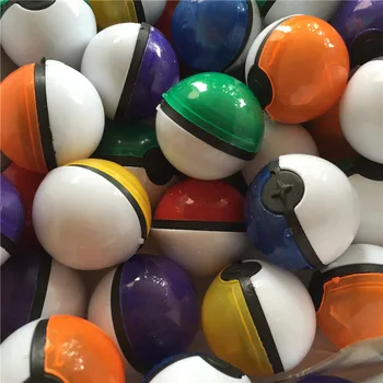 

150pcs/lot Multicolor PokeBall Crystal Pet pokebolas Poke Action Figure Pokeball Pikachu figure Stickers Game Ball