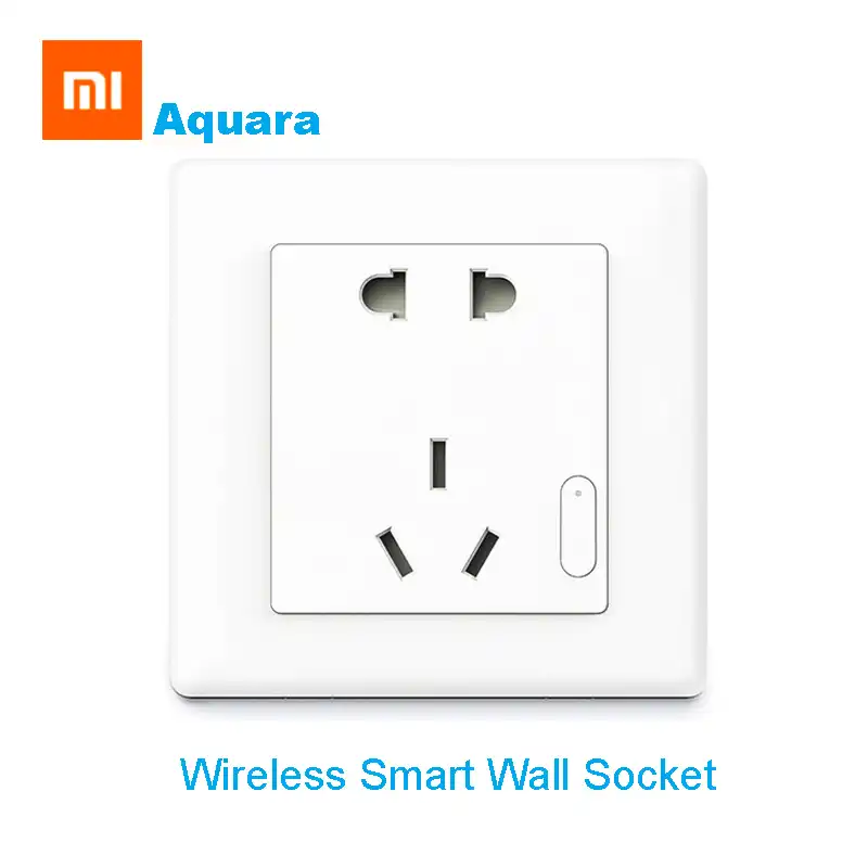 Xiaomi Aqara Inteligente Enchufe De Pared Wifi Control Remoto Auto