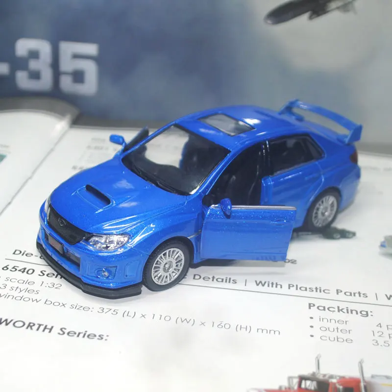 UNI 1/36 масштаб оттягивающийся автомобиль игрушки SUBARU Wrx sti литья под давлением металлическая модель автомобиля игрушка для подарка/детей/коллекции