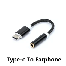 FFFAS USB 3.1 Type C Adapter to 3.5mm Earphone Headset Speaker Cable Audio Adapter Converter Cable For Xiaomi 6 mi6 Letv 2 letv2