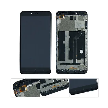 

New Assembly LCD Display Touch Screen Digitizer +Frame For ZTE ZMax Pro Z981